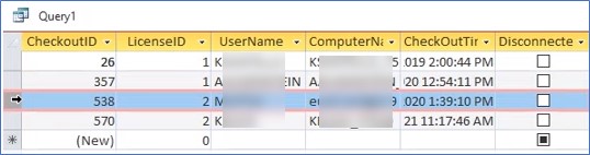 Concurrent Lock file table