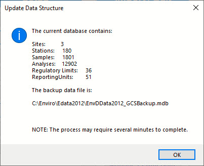 update data structure