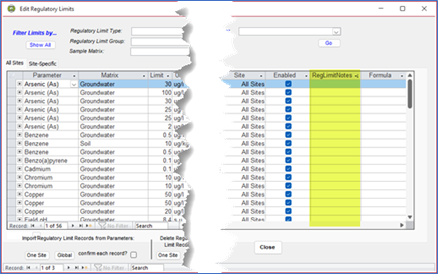 xtab limit text edit limits
