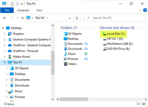 windows file explorer